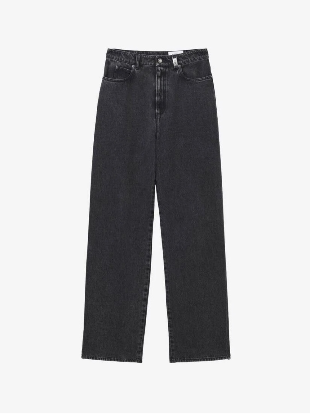 New Alexander McQueen Fall/Winter Collection Wide-Leg Jeans Black Size 2-26 Ital